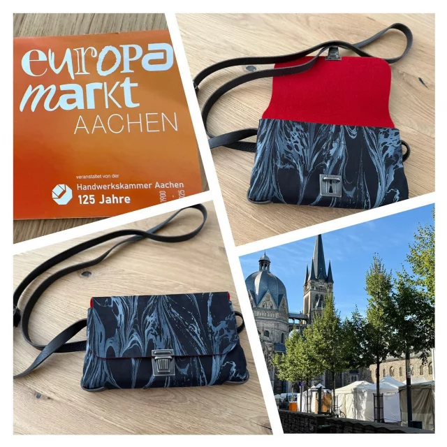 Das Foto hat eine Kundin von uns zusammengestellt, nachdem sie Luisa unsere kleine schwarzmarmorierte auf dem @europamarkt.aachen kaufte. Danke….
The photo was put together by a customer of ours, after Luisa bought our little black marbled at the @europamarkt.aachen. Thank you....